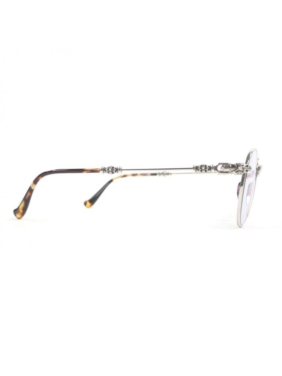 Chrome Hearts Bubba-a Partial Floral Cross Sunglasses Silver Brown Demi 49 main image 10